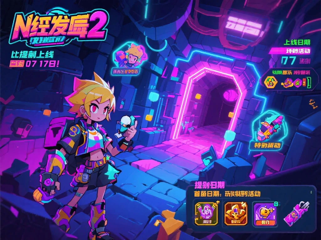 《霓虹深渊2》7月17日抢先体验，开启4人联机冒险！