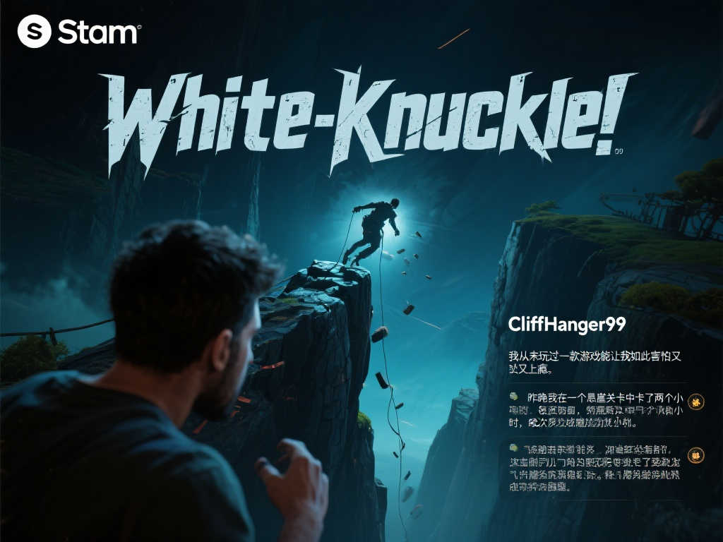 Steam热作《White Knuckle》:第一人称恐怖攀岩体验,玩家好评高达98%! Steam热作《White Knuckle》:第一人称恐怖攀岩体验,玩家好评高达98%!